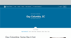 Desktop Screenshot of columbiasc.gaycities.com