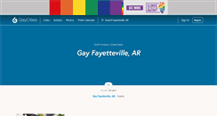 Desktop Screenshot of fayettevillear.gaycities.com