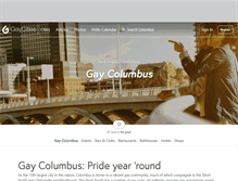 Tablet Screenshot of columbus.gaycities.com