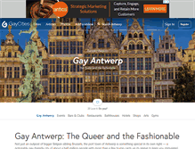 Tablet Screenshot of antwerp.gaycities.com