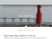 Tablet Screenshot of greenbay.gaycities.com