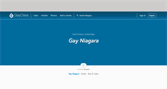 Desktop Screenshot of niagara.gaycities.com