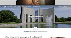 Desktop Screenshot of lawrence.gaycities.com