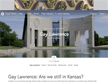 Tablet Screenshot of lawrence.gaycities.com