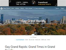 Tablet Screenshot of grandrapids.gaycities.com