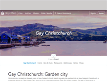 Tablet Screenshot of christchurch.gaycities.com