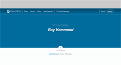 Desktop Screenshot of hammond.gaycities.com