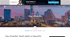 Desktop Screenshot of amarillo.gaycities.com