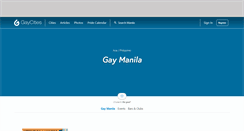 Desktop Screenshot of manila.gaycities.com