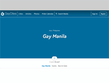 Tablet Screenshot of manila.gaycities.com