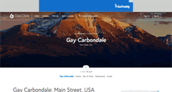 Desktop Screenshot of carbondale.gaycities.com