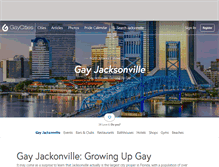 Tablet Screenshot of jacksonville.gaycities.com