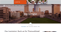 Desktop Screenshot of lexington.gaycities.com