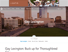 Tablet Screenshot of lexington.gaycities.com