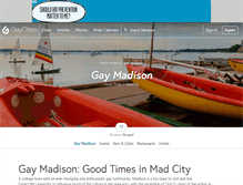 Tablet Screenshot of madison.gaycities.com