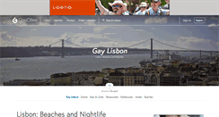 Desktop Screenshot of lisbon.gaycities.com
