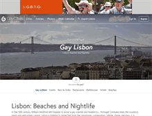 Tablet Screenshot of lisbon.gaycities.com