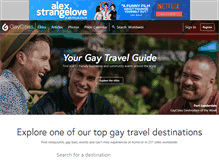 Tablet Screenshot of gaycities.com