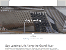 Tablet Screenshot of lansing.gaycities.com