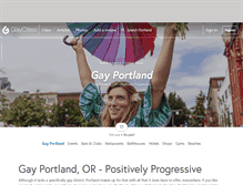 Tablet Screenshot of portland.gaycities.com