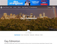 Tablet Screenshot of edmonton.gaycities.com