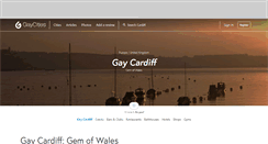Desktop Screenshot of cardiff.gaycities.com