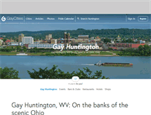 Tablet Screenshot of huntington.gaycities.com