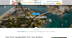Desktop Screenshot of fortlauderdale.gaycities.com