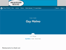 Tablet Screenshot of malmo.gaycities.com