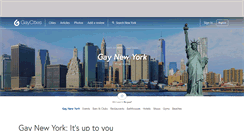 Desktop Screenshot of newyork.gaycities.com