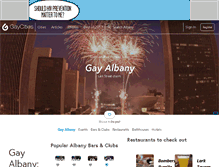 Tablet Screenshot of albany.gaycities.com