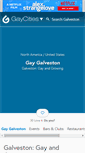 Mobile Screenshot of galveston.gaycities.com