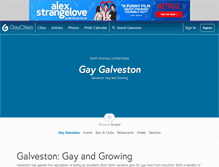 Tablet Screenshot of galveston.gaycities.com