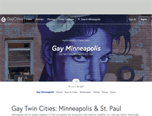 Tablet Screenshot of minneapolis.gaycities.com