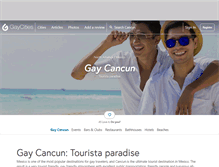 Tablet Screenshot of cancun.gaycities.com