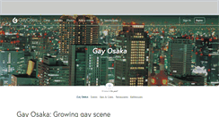 Desktop Screenshot of osaka.gaycities.com