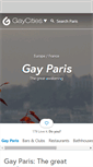 Mobile Screenshot of paris.gaycities.com