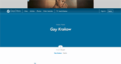 Desktop Screenshot of krakow.gaycities.com