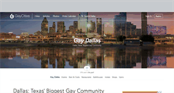 Desktop Screenshot of dallas.gaycities.com