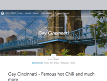 Tablet Screenshot of cincinnati.gaycities.com