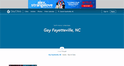Desktop Screenshot of fayettevillenc.gaycities.com