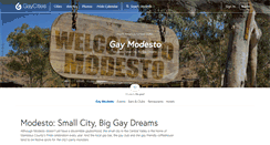 Desktop Screenshot of modesto.gaycities.com