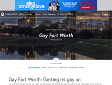 Tablet Screenshot of fortworth.gaycities.com