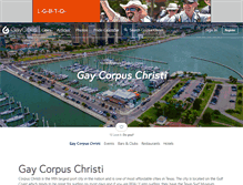 Tablet Screenshot of corpuschristi.gaycities.com